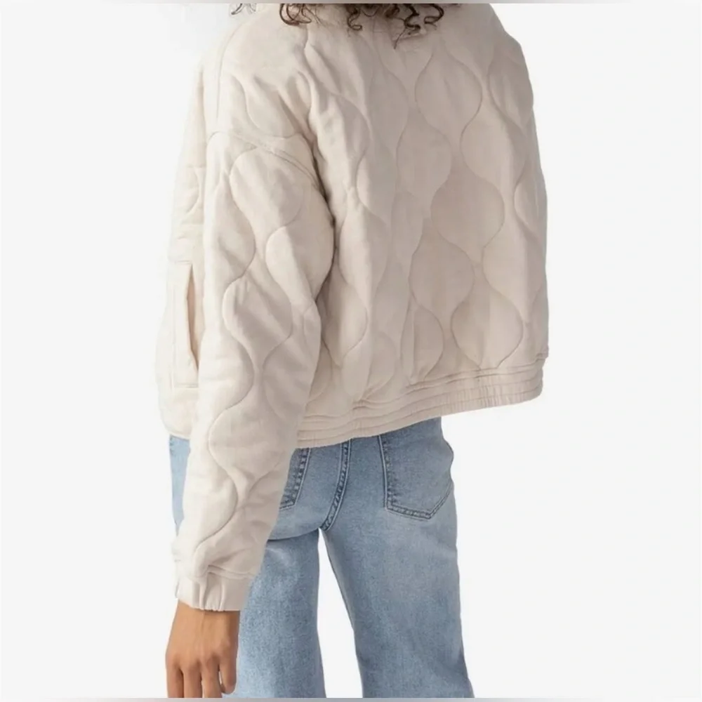 SOLD. Sanctuary The Weekend Padded Quilted Knit Jacket NWT Size M - Picture 5 of 7